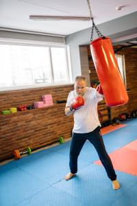 cardio boxing for men over 60 by richard uzelac